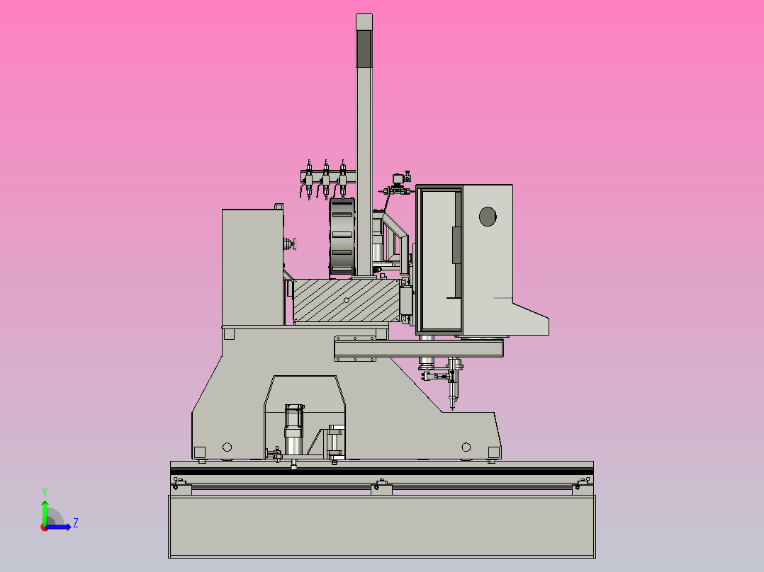 60套激光切割设备汇总左视图