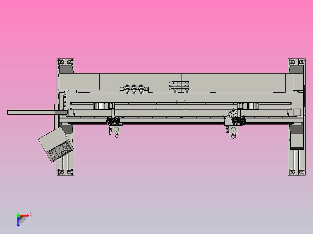 60套激光切割设备汇总俯视图