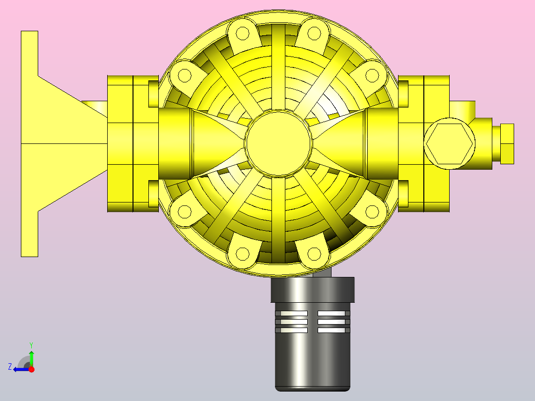 E5隔膜泵右视图