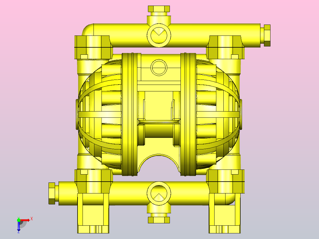 E5隔膜泵俯视图