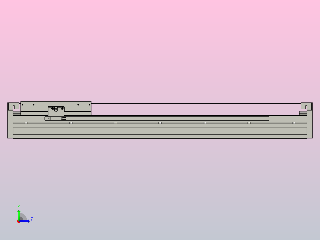 直驱直线电机轴TPA-LNP3-140-55C3-1-L540-3-C-10-N3左视图