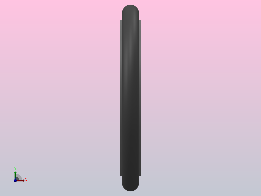 PTFE OD 型活塞杆密封(单作用）[OD026005200171C]前视图