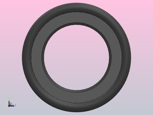 PTFE OD 型活塞杆密封(单作用）[OD026005200171C]左视缩略图