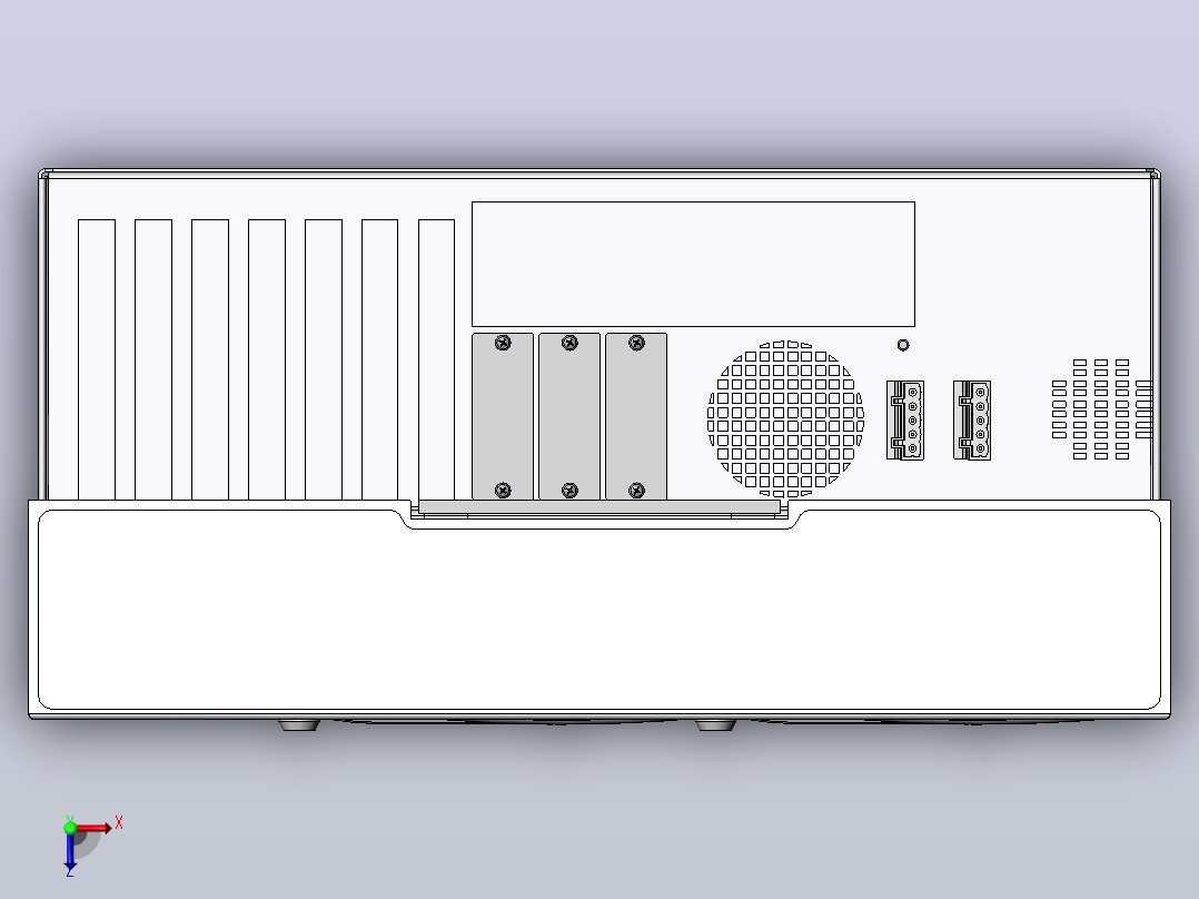 C6650-24V 电源开关俯视图