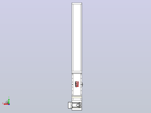 伺服电机集成皮带传动直线执行器TPA-OCB-140-256-L750-LU-P75-N3后视缩略图