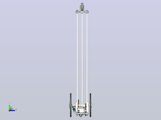 一款无碳小车3D模型左视缩略图