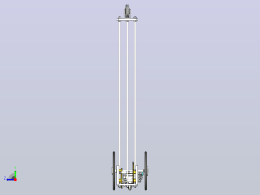 一款无碳小车3D模型右视缩略图
