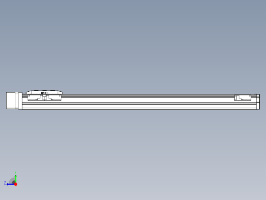 滚珠丝杠直线轴内置导轨TPA-GCR-50-1210C-L600-MR-M10-N3右视缩略图
