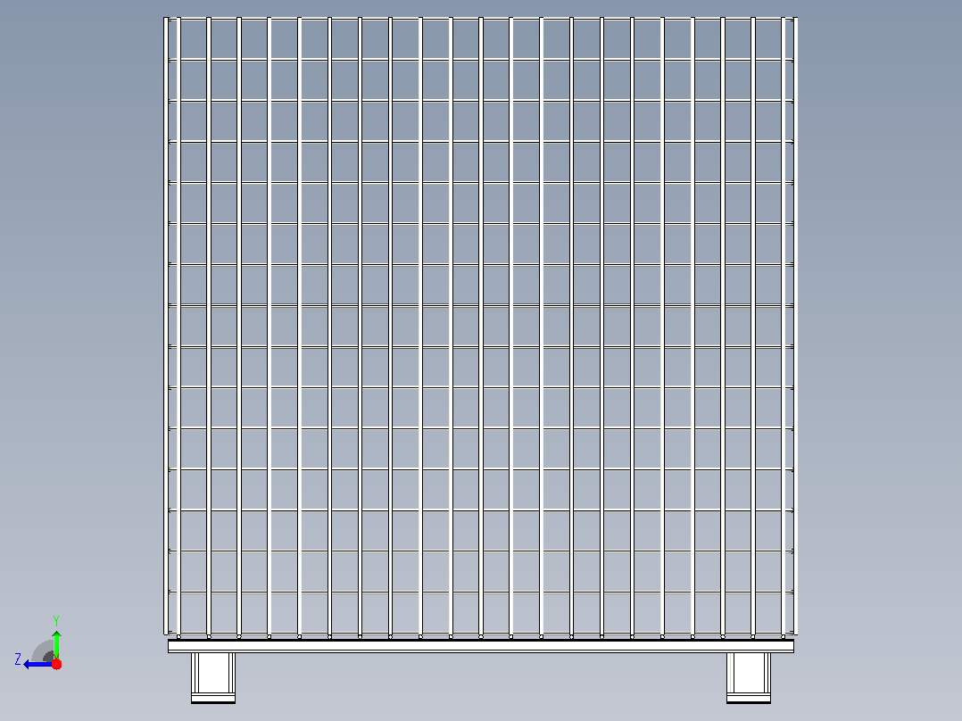 篮子 1000x1200x1000 毫米右视图