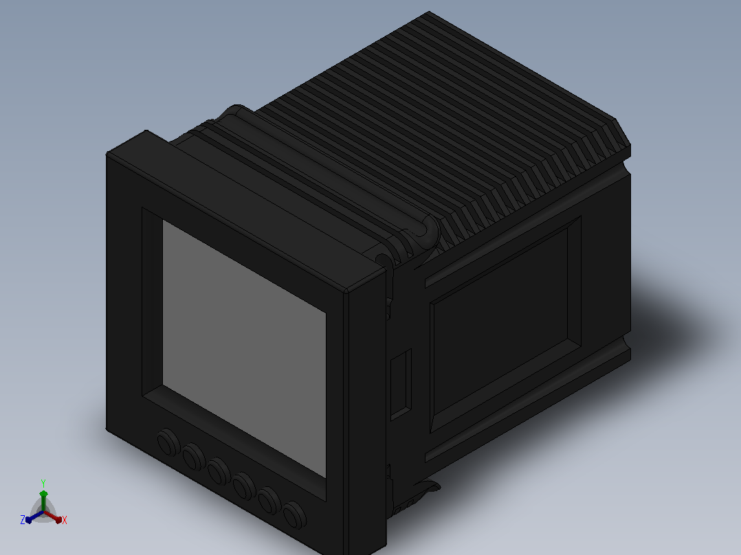 XJ-MC201D 马达保护器[XJ-MC201D 马达保护器]主视图