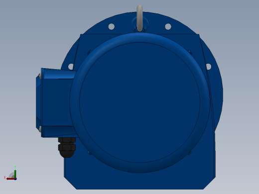 RF107法兰轴伸式安装斜齿轮减速机RF107-Y22-4P-180L-M1-0°-Φ350后视缩略图