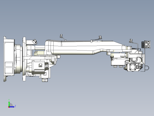 那智机器人nachi sra100 h advanced hollow arm robot左视缩略图