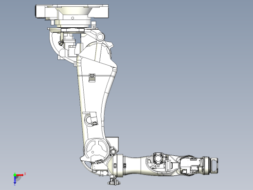 那智机器人nachi sra100 h advanced hollow arm robot俯视缩略图