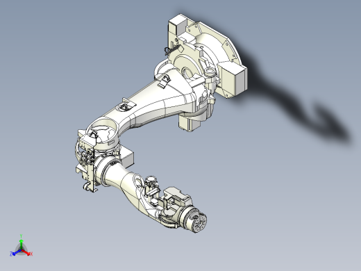 那智机器人nachi sra100 h advanced hollow arm robot正等轴测缩略图