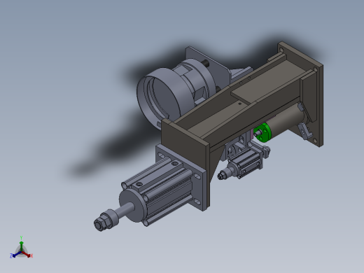 T86+挡圈自动上料压装机正等轴测缩略图