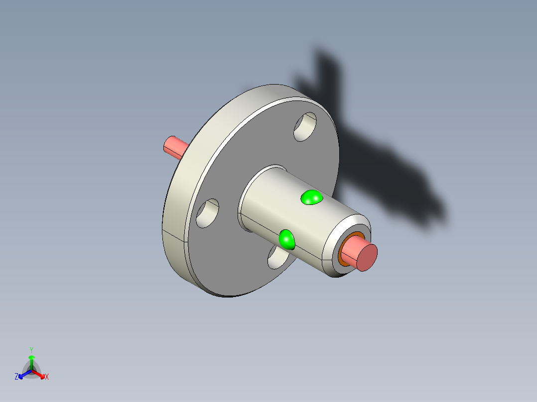 球形闸门3D模型