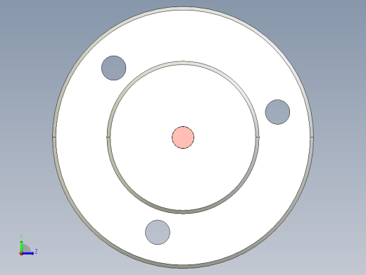球形闸门3D模型左视缩略图