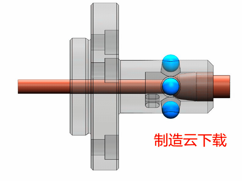 球形闸门3D模型