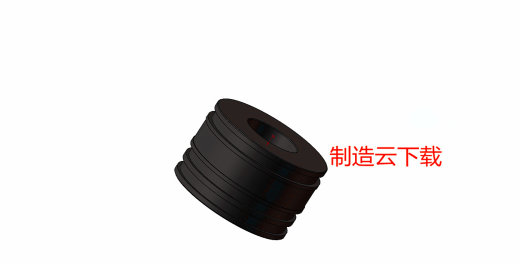 油缸活塞3D模型缩略图