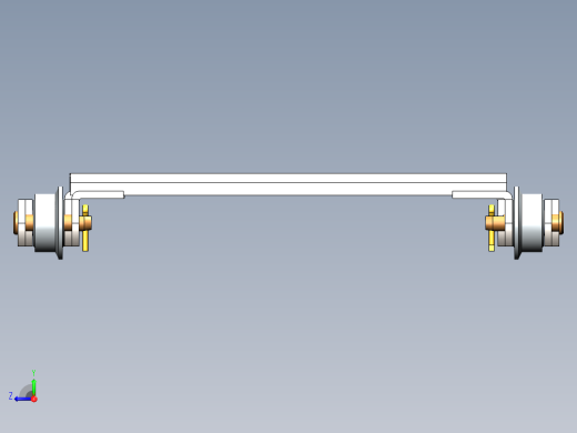 solidworks 链板输送机右视缩略图