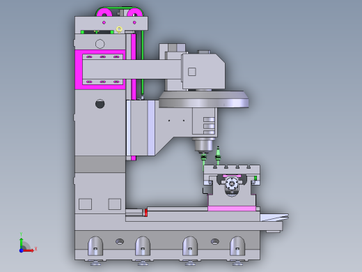 G965 立式加工中心（含参数）前视缩略图