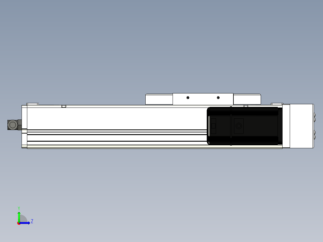 Toyo东佑达直线模组-ECH14-150-BR-400W左视图