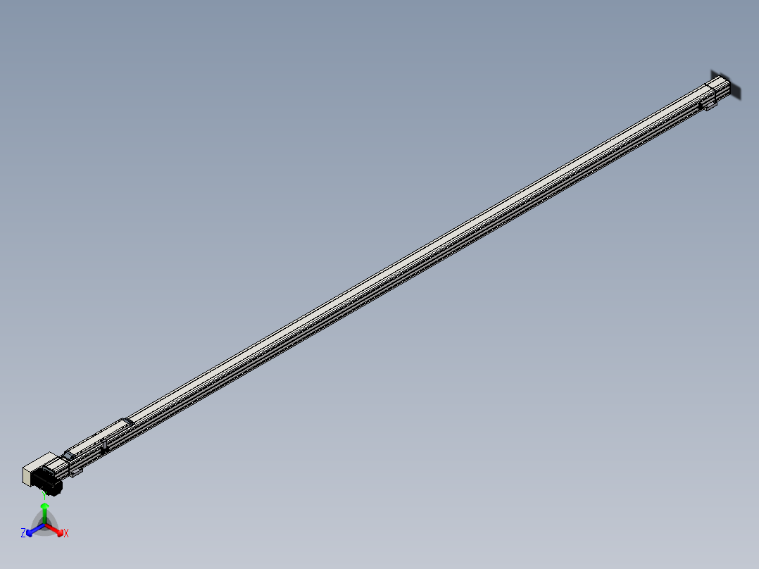 Toyo东佑达直线模组-M65-M-3300-L-M40-C4主视图