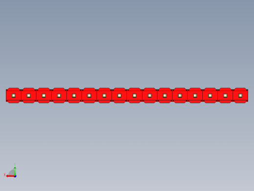 彩色公头100mil（2.54mm）系列-DS1021_red_1x16p_100mil_Type19_rev1.0后视缩略图