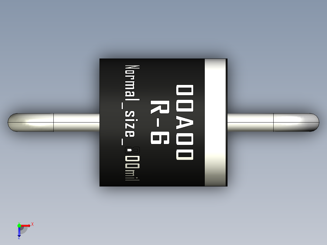 轴向二极管-R-6_Normal_size_800mil_rev1.0.rar俯视图