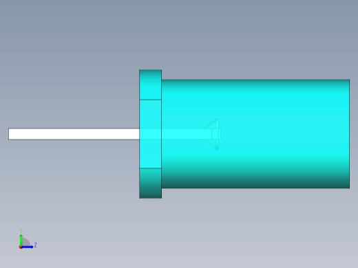 LED_Cylindrical_Cyan_D5x9.6mm左视缩略图