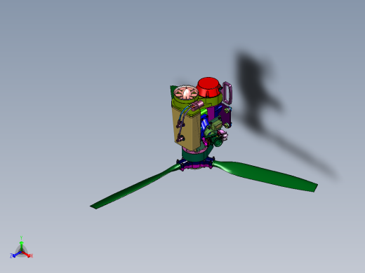 高速无人直升机川崎发动机