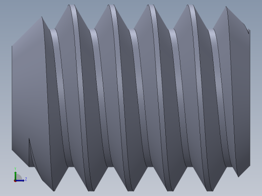 UNC 平头紧定螺钉-UNC SET SCREW 3-48 x 0.125.SLDPRT左视缩略图
