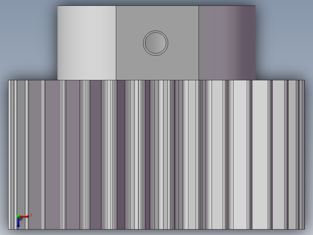 马达齿轮俯视图