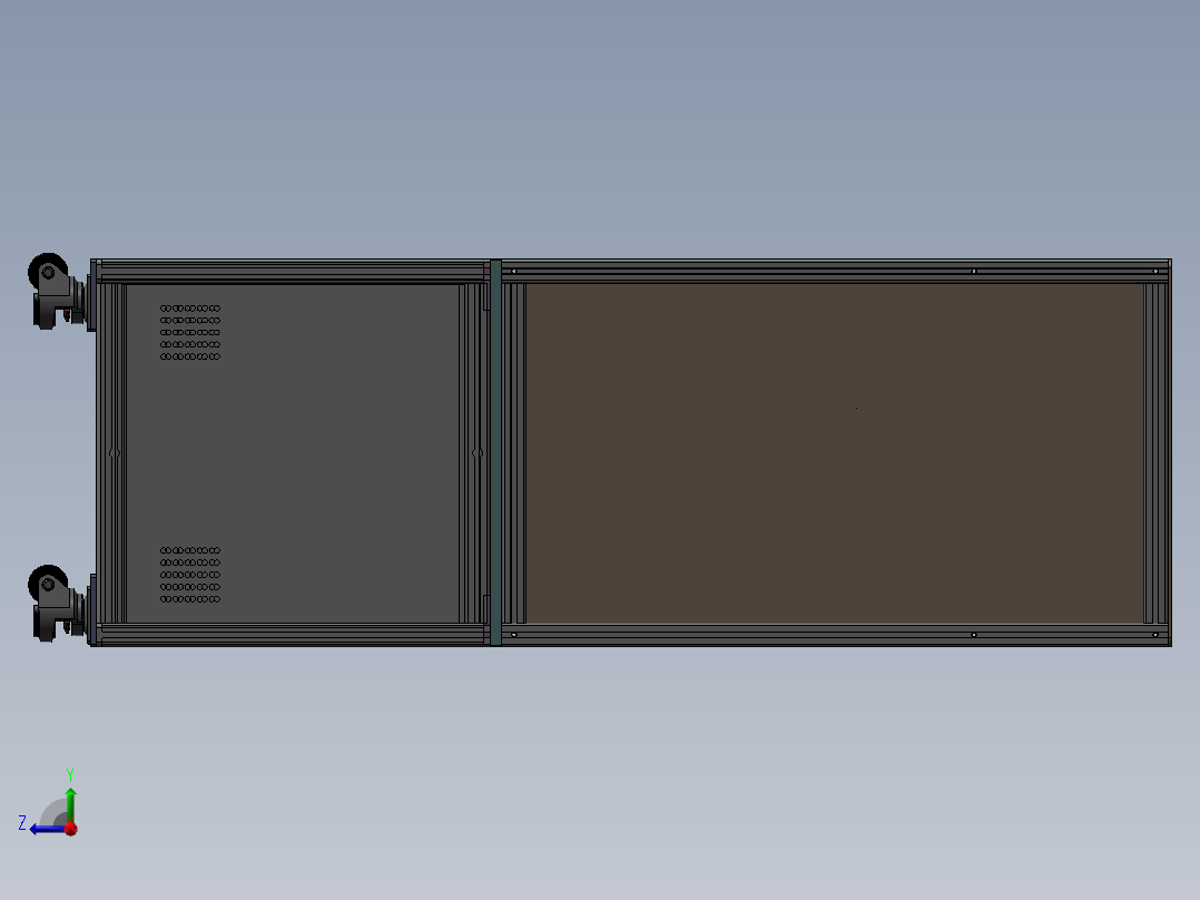 同步带打磨机右视图
