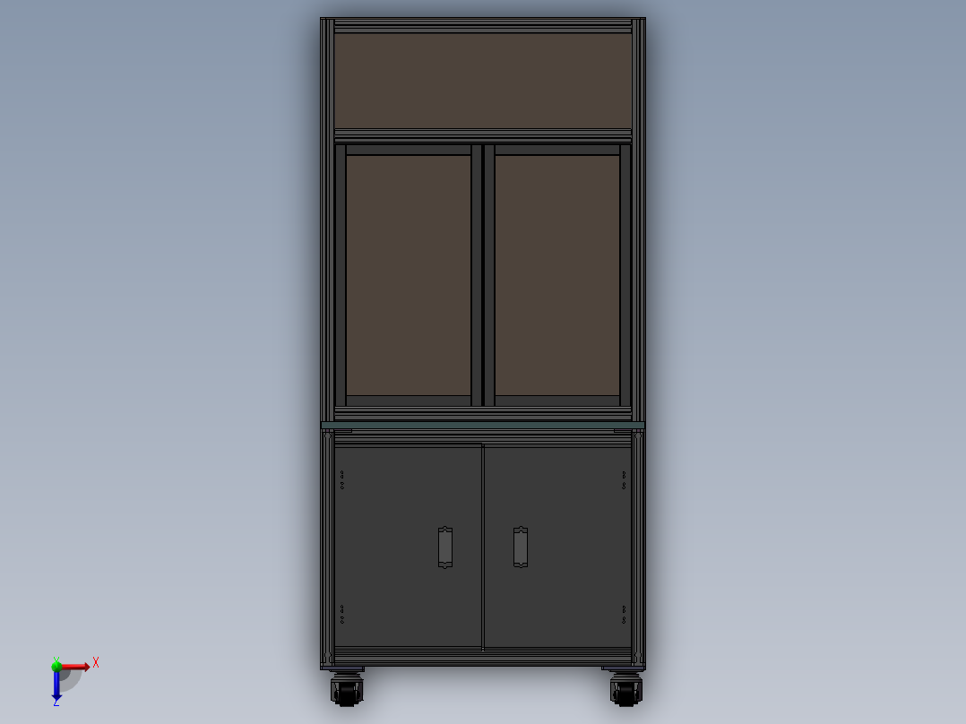 同步带打磨机俯视图