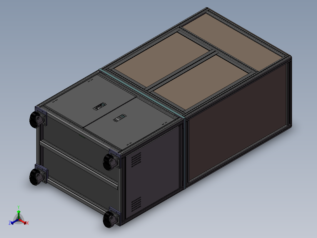 同步带打磨机正等轴测图