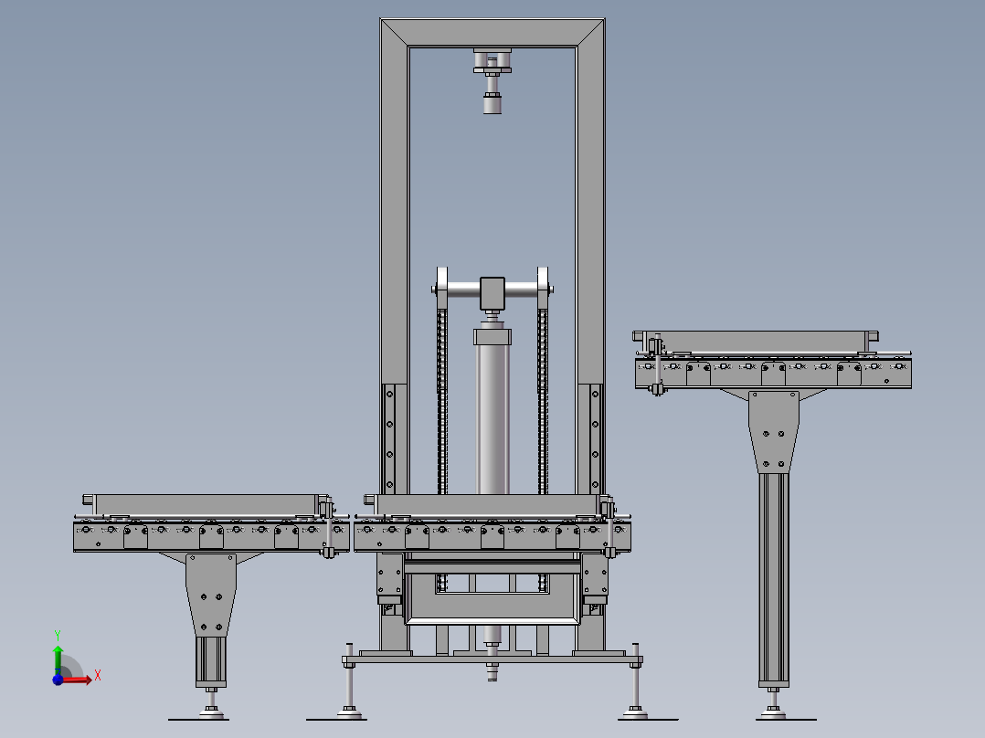 提升机构前视图