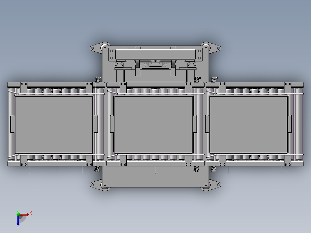 提升机构俯视图