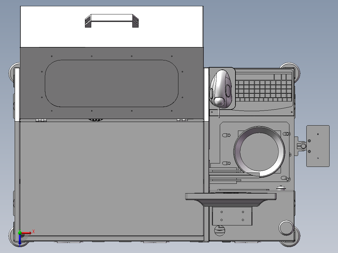 SMT测试分选设备俯视图