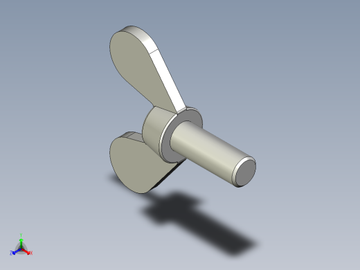带耳螺钉-DIN_316_Wing_screws_6x0.75x16-13-11_33_2.3_17_6.stp正等轴测缩略图