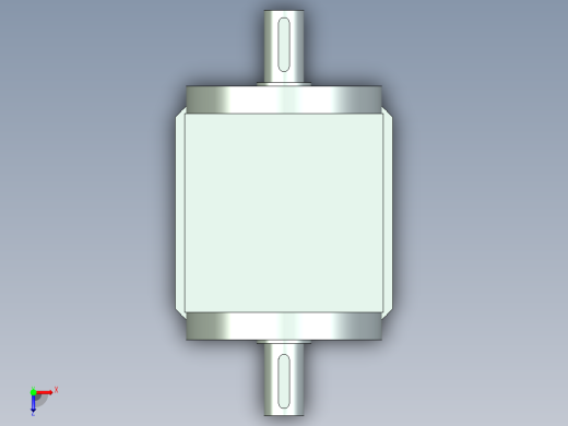 换向器PW110双轴 PLX90-L1 22-110-145-M8.stp俯视缩略图