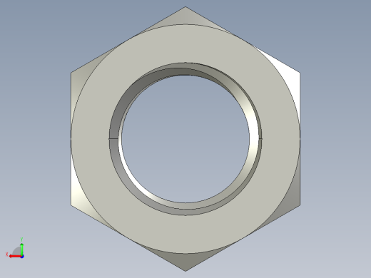 公制六角螺母-Metric Hex Nuts M24 x 3mm Thread后视缩略图