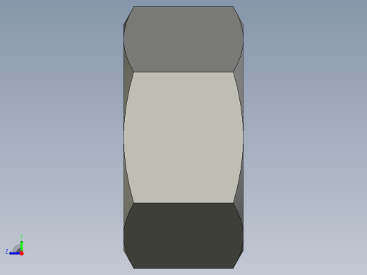 公制六角螺母-Metric Hex Nuts M24 x 3mm Thread右视缩略图