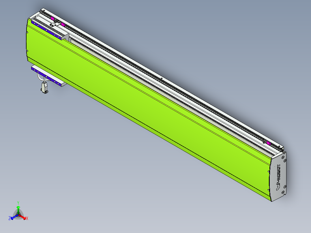 威洛博VL系列3d模型模组VL22H2Y-S1200主视图