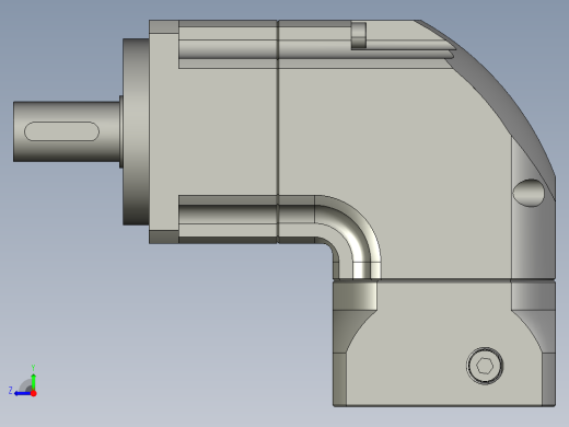 斜齿ZPGH060-L1 14-50-70-M5.STEP右视缩略图