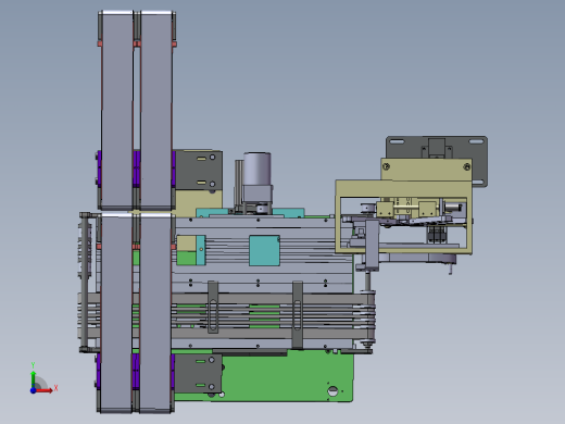 电池极片在线称重分选机前视缩略图