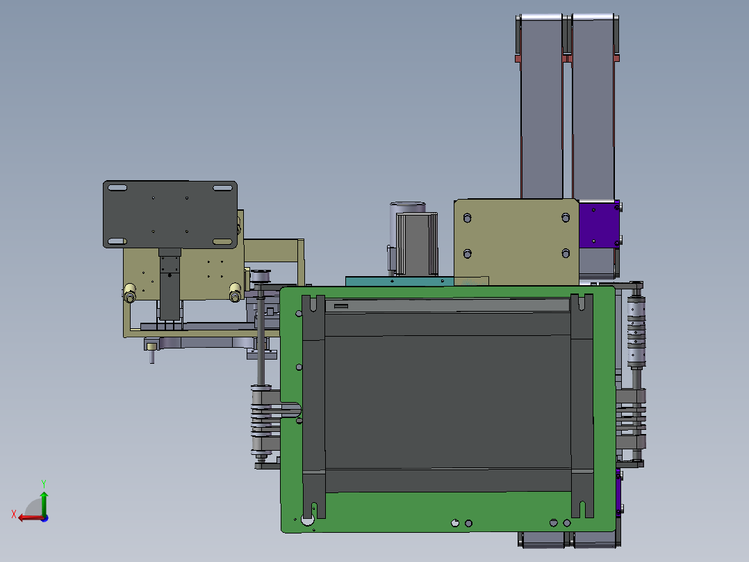 电池极片在线称重分选机后视图