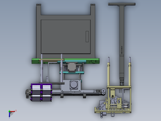 电池极片在线称重分选机俯视缩略图