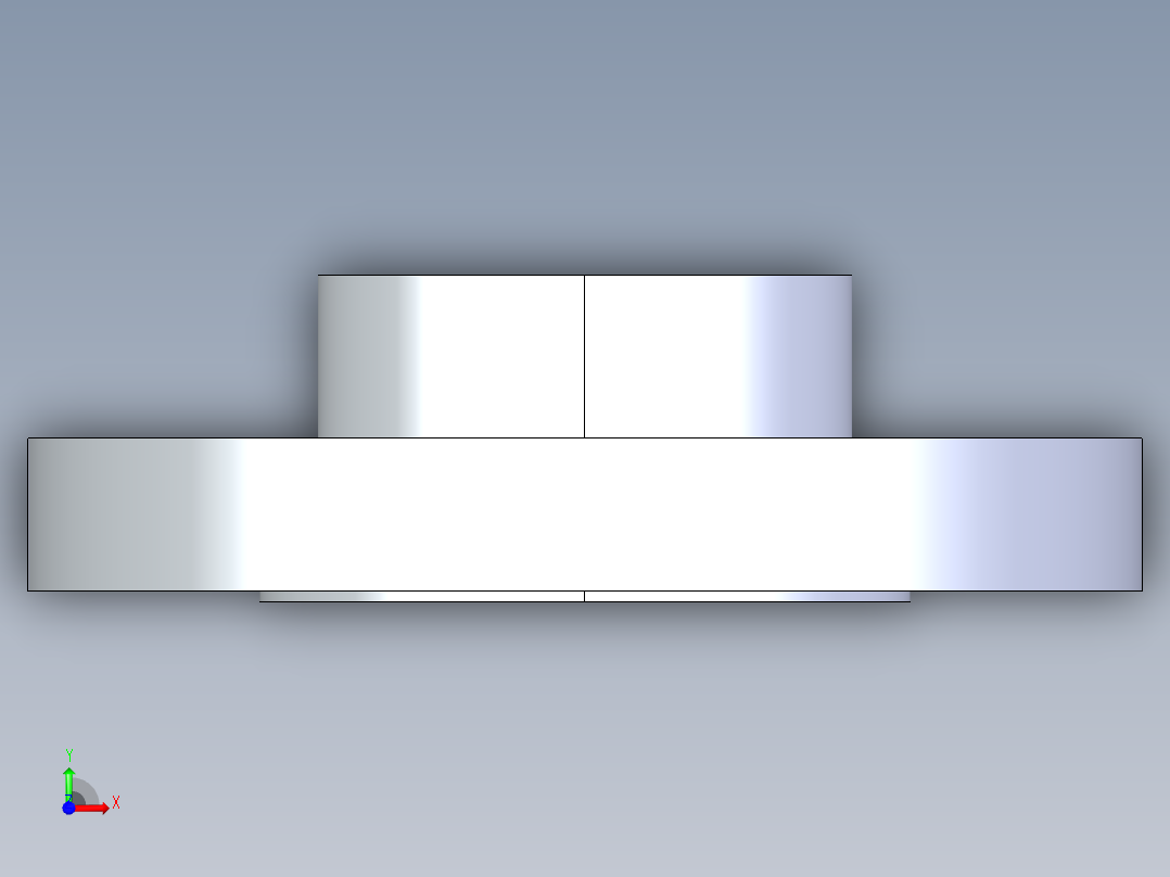 聚氯乙烯配件27-Sch80_Flange Vanstone_FPT_855-020_2in前视图