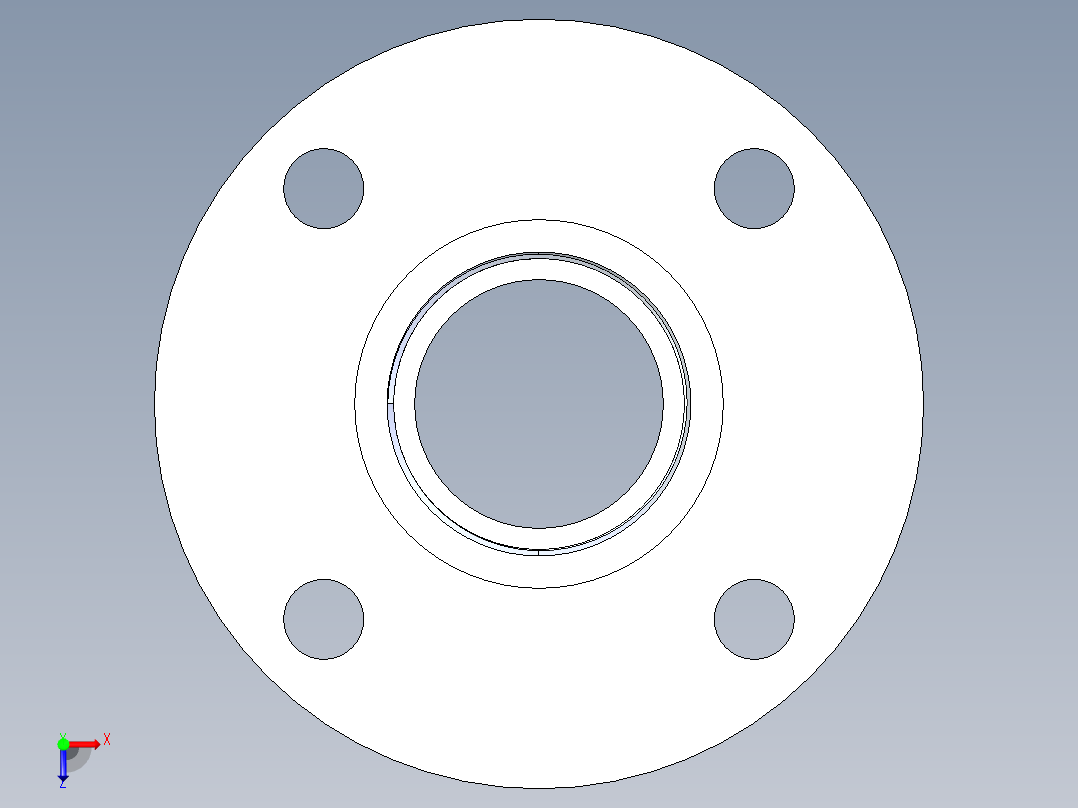 聚氯乙烯配件27-Sch80_Flange Vanstone_FPT_855-020_2in俯视图
